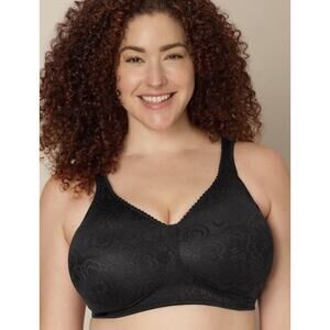 Playtex 18 Hour Bra Wirefree Ultimate Lift True Support 4745 Black Soft 42D